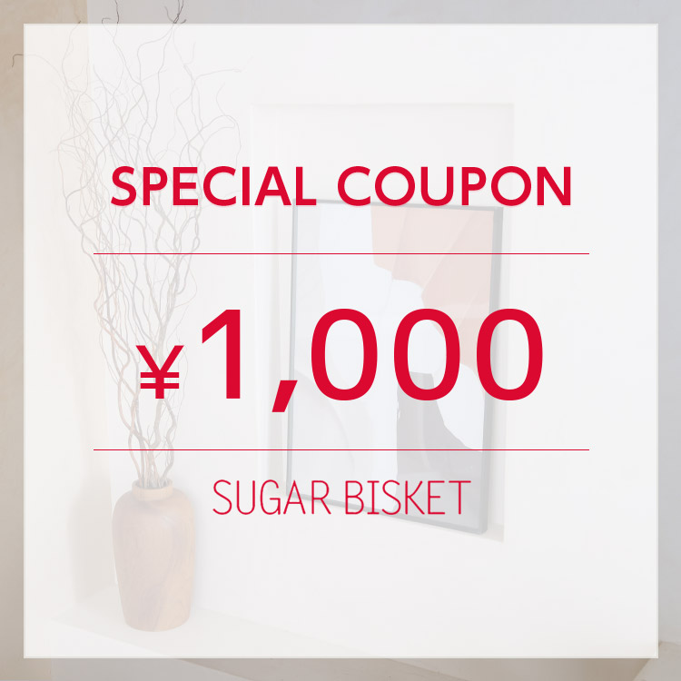 SUGAR BISKET�i�V���K�[�r�X�P�b�g�j�̃V���b�v�j���[�X�u�ySUGAR BISKET�z\1,000 OFF�N�[�|���z�z���� �v