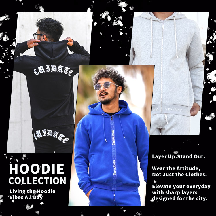 adamsJUGGLERiA_XWO[j̃Vbvj[XuHOODIE COLLECTIONc v