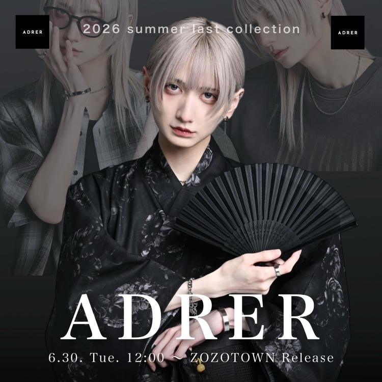 ADRER�i�A�h���[�j�̃V���b�v�j���[�X�u�yADRER�z2026 Summer Collection new item release�I�v