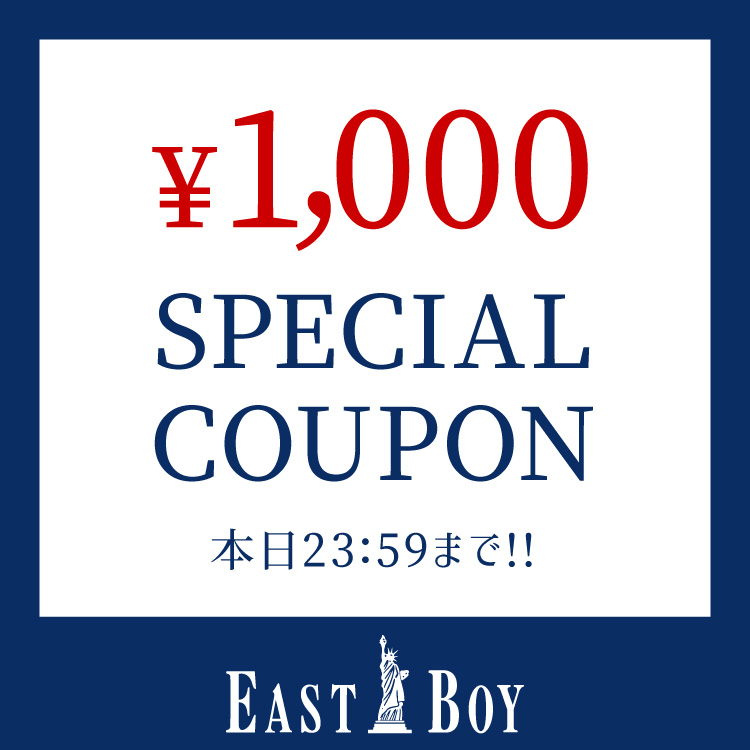 EASTBOY｜イーストボーイのトピックス「【4周年祭】【EASTBOY】1,000円クーポン!!」 ZOZOTOWN