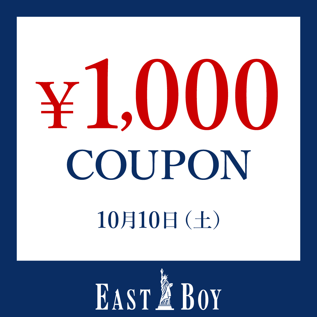 EASTBOY�i�C�[�X�g�{�[�C�j�̃V���b�v�j���[�X�u�yEASTBOY�z7���N�� ZOZOTOWN����1,000�~�N�[�|���v���[���g�I�v