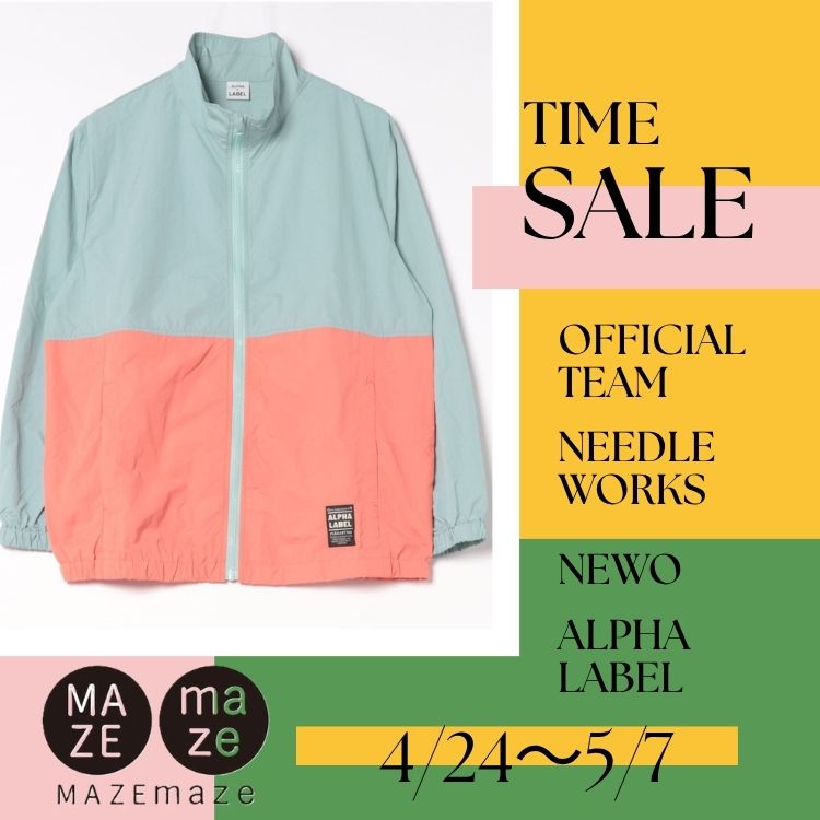 MAZEMAZE�i�}�[�}�[�j�̃V���b�v�j���[�X�u�yOFFICIAL TEAM�z�yNEEDLE WORKS�z�yNeWo�z�yALPHA LABEL�z�^�C���Z�[���J�Áv