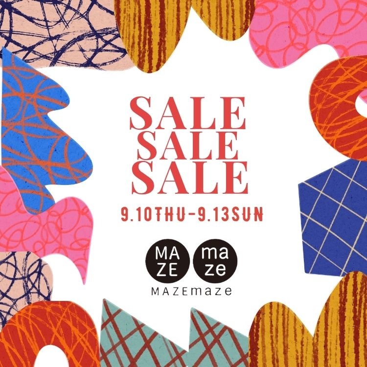 MAZEMAZE�i�}�[�}�[�j�̃V���b�v�j���[�X�u�yMAZEMAZE�z9����2�eTIME SALE START�I�I�I �v