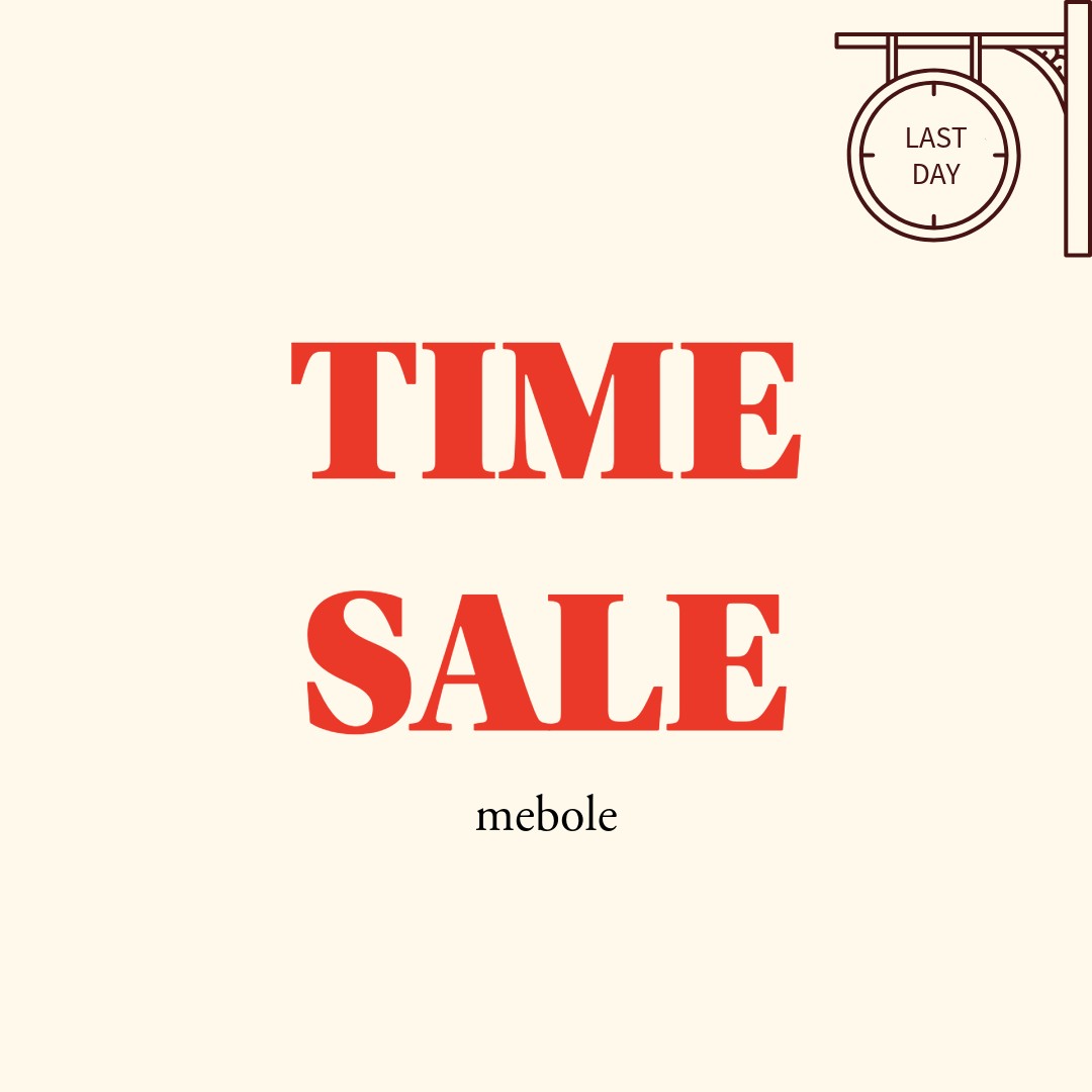 mebole�i���{���j�̃V���b�v�j���[�X�u�s mebole �tTIME SALE LAST DAY�I�v
