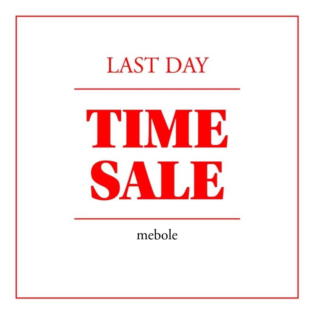 mebole�i���{���j�̃V���b�v�j���[�X�u�s mebole �tTIME SALE LAST DAY�I�v