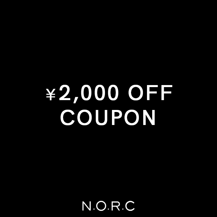 N.O.R.C�i�m�[�N�j�̃V���b�v�j���[�X�u�yN.O.R.C�z��2,000 OFF COUPON�v