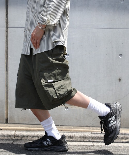 セール】【MAISON CLUB】ワイドカーゴハーフパンツ ショート