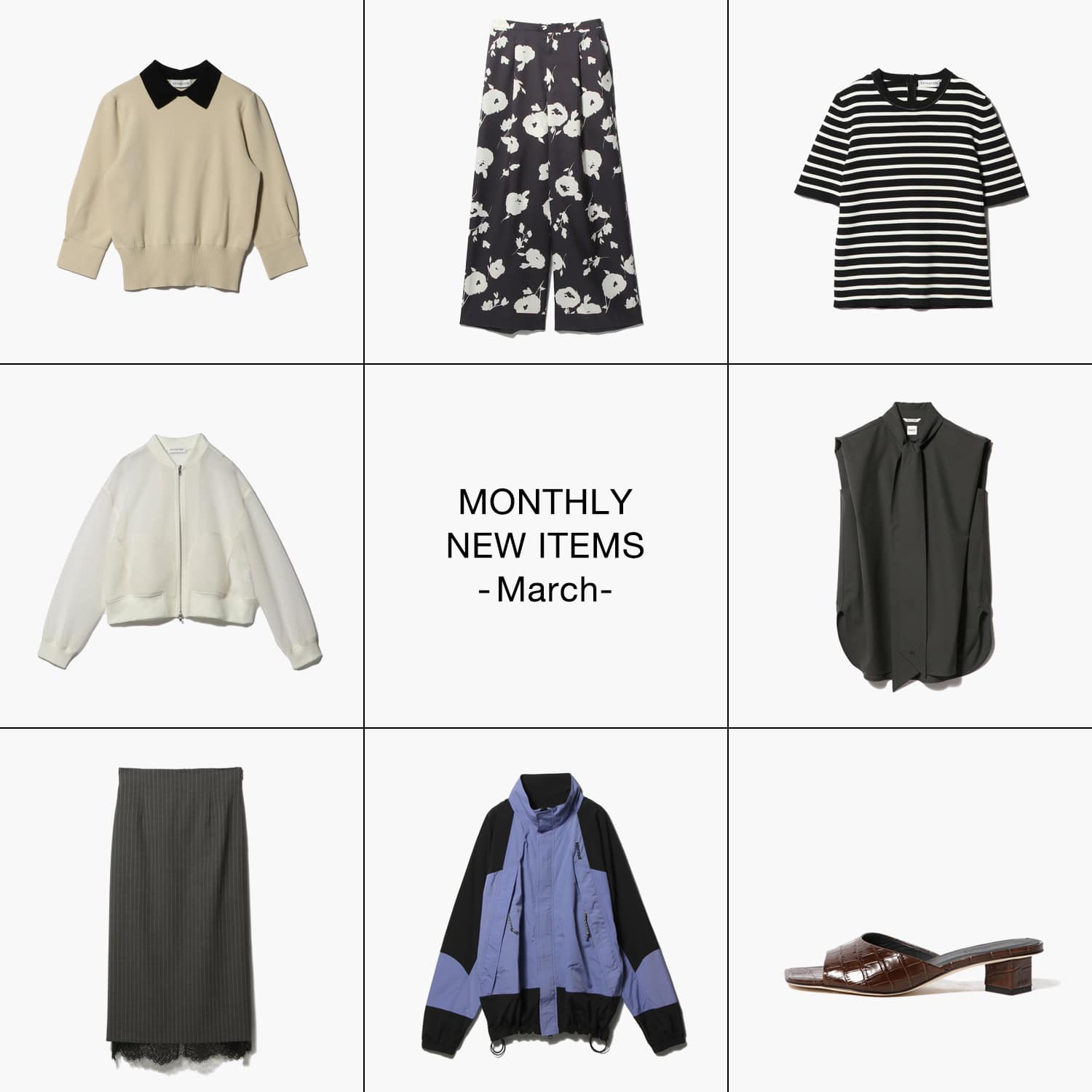 ESTNATION�i�G�X�g�l�[�V�����j�̃V���b�v�j���[�X�u�yESTNATION WOMEN'S�zMONTHLY NEW ITEMS - March -�v