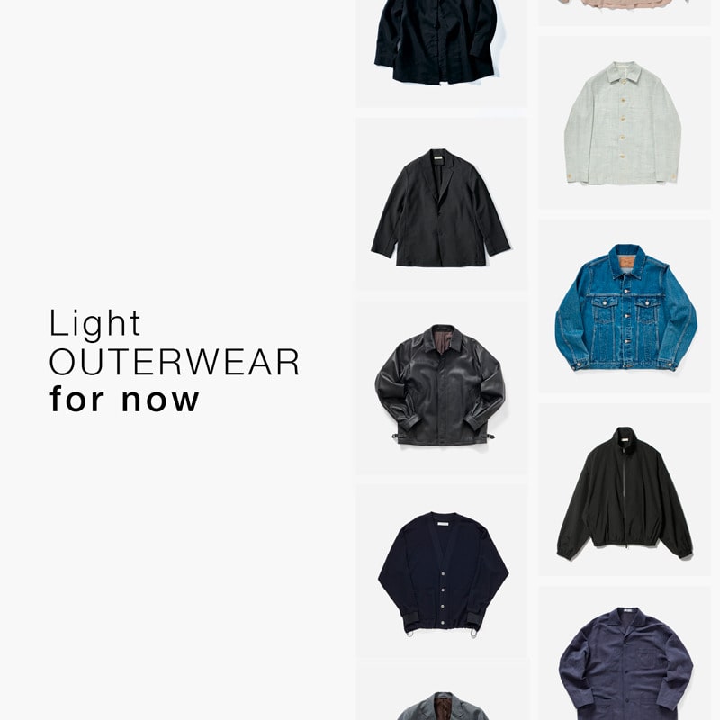 ESTNATION�i�G�X�g�l�[�V�����j�̃V���b�v�j���[�X�u�yESTNATION MEN'S�zLight OUTERWEAR for now�v