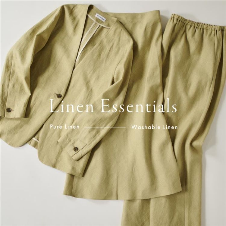 ESTNATION�i�G�X�g�l�[�V�����j�̃V���b�v�j���[�X�u�yESTNATION WOMEN'S�zLinen Essentials�v