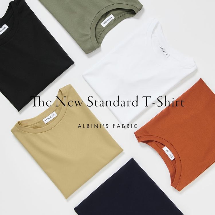 ESTNATION�i�G�X�g�l�[�V�����j�̃V���b�v�j���[�X�u�yESTNATION WOMEN'S�zThe New Standard T-Shirt�v
