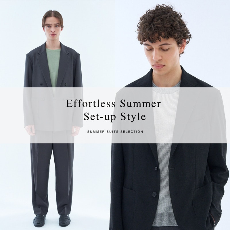 ESTNATION�i�G�X�g�l�[�V�����j�̃V���b�v�j���[�X�u�yESTNATION MEN'S�zEffortless Summer Set-Up Style�v