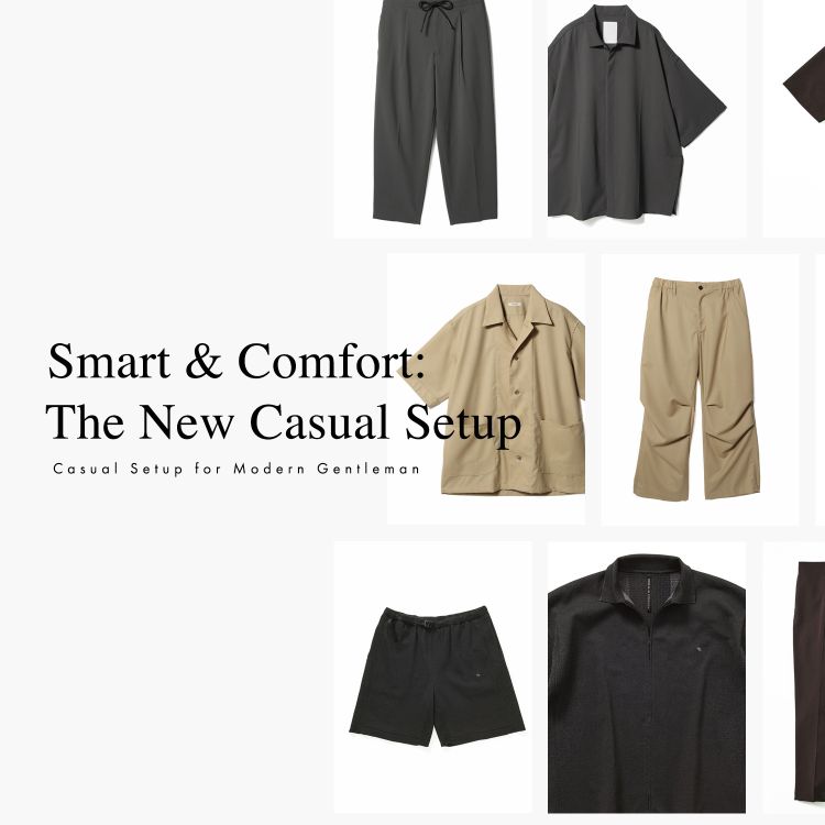 ESTNATION�i�G�X�g�l�[�V�����j�̃V���b�v�j���[�X�u�yESTNATION MEN'S�zSmart & Comfort: The New Casual Setup�v