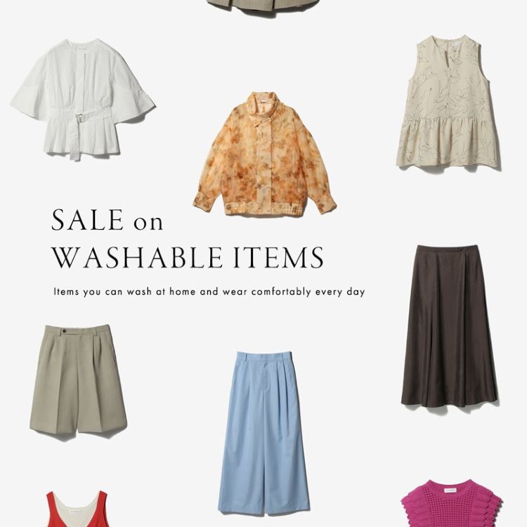 ESTNATION�i�G�X�g�l�[�V�����j�̃V���b�v�j���[�X�u�yESTNATION WOMEN'S�zSALE on WASHABLE ITEMS�v