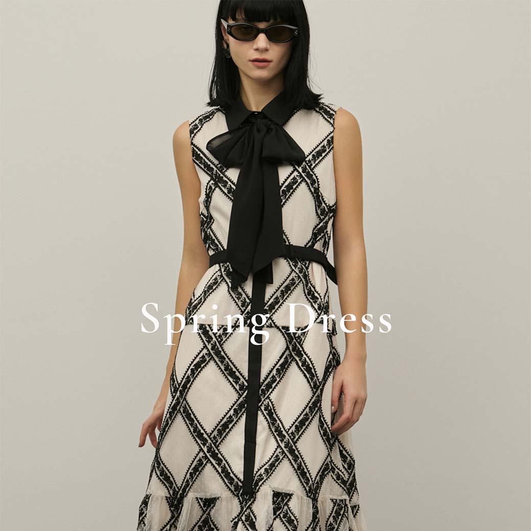 GRACE CONTINENTAL�i�O���[�X�R���`�l���^���j�̃V���b�v�j���[�X�uSpring Dress�v