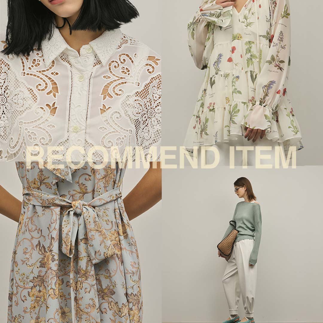 GRACE CONTINENTAL�i�O���[�X�R���`�l���^���j�̃V���b�v�j���[�X�uRECOMEND ITEM�v
