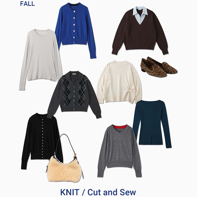 GRACE CONTINENTAL�i�O���[�X�R���`�l���^���j�̃V���b�v�j���[�X�u�yKNIT/Cut and Sew�z�H�̃X�^�C���Ɍ������Ȃ��j�b�g���J�b�g�\�[�v
