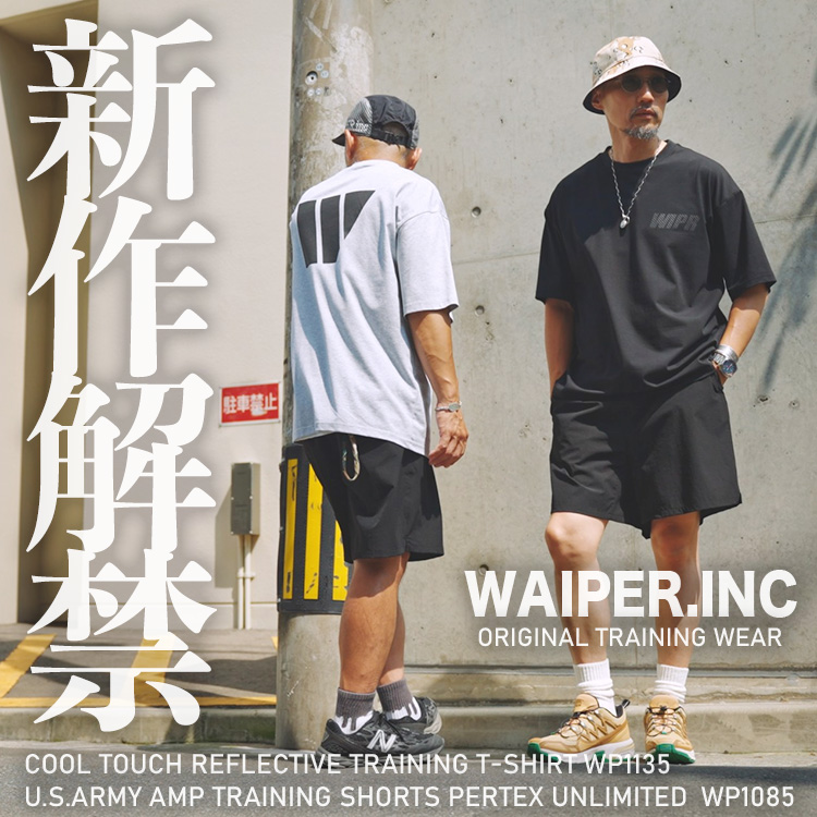 WAIPER.inc COOL TOUCH REFLECTIVE トレーニングT WAIPER.inc