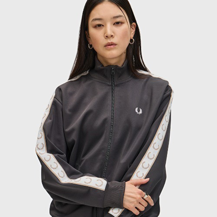フレッドペリージャージ FRED PERRY フレッドペリー FPJ114S ベロア トラック ジャケット