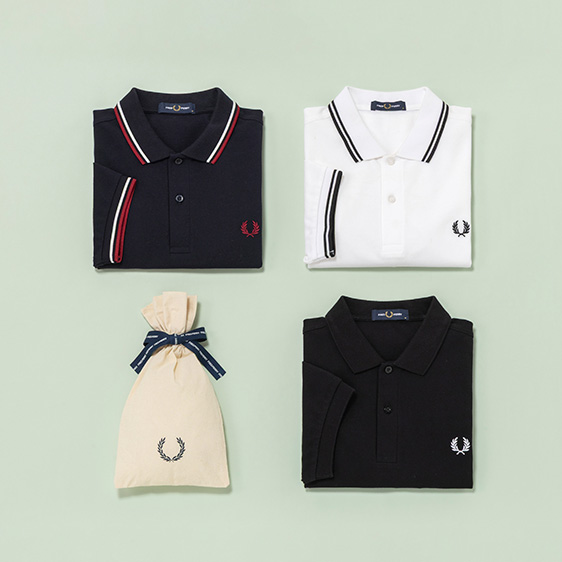 FRED PERRY�i�t���b�h�y���[�j�̃V���b�v�j���[�X�u�y���̓��M�t�g�Z�b�g�z���Ԍ���M�t�g�ܕt���IZOZO�����̑g�ݍ��킹�B�v