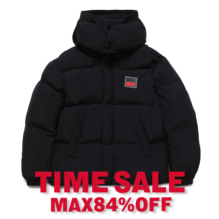 ディーゼルキッズ　ダウン　8Y DIESEL(ディーゼル)Kids & Junior ブランドロゴダウンジャケット