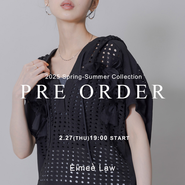 フリルフーディーティアードブルゾン（ブルゾン）｜Eimee Law