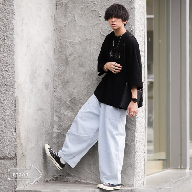 Anown アノンのトピックス New Item ファッションインフルエンサー にっしー Anown バルーンシルエットワイドパンツ Zozotown