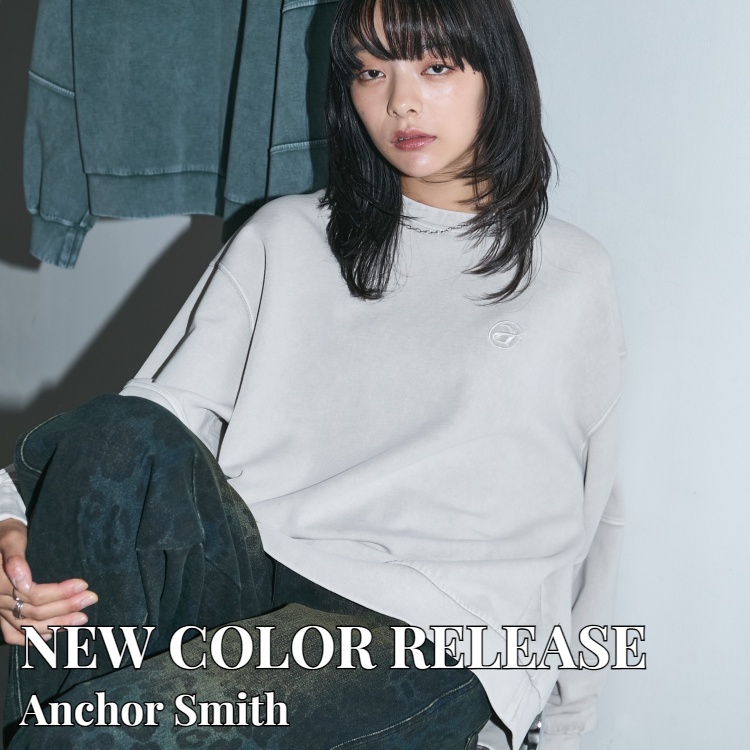 Anchor Smith�i�A���J�[ �X�~�X�j�̃V���b�v�j���[�X�u�yNEW COLOR�z�X�g���[�g�ɉf����X�m�[�E�H�b�V���X�E�F�b�g����V�F���o��I�v