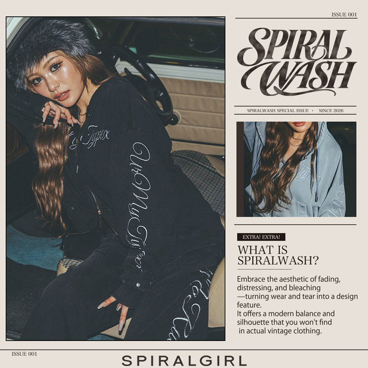SPIRALGIRL�i�X�p�C�����K�[���j�̃V���b�v�j���[�X�uSPIRALWASH ���e �̔��J�n!!�v