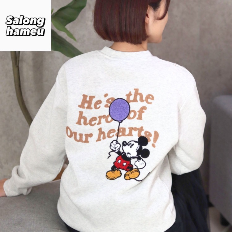 セール】Disney（ディズニー）キャラクター刺繍・サガラ刺繍・ラインストーン半袖Tシャツ レディース/ミッキー マウス/くまのプーさん/101匹わんちゃん（Tシャツ/カットソー）｜Disney（ディズニー）のファッション通販 - ZOZOTOWN