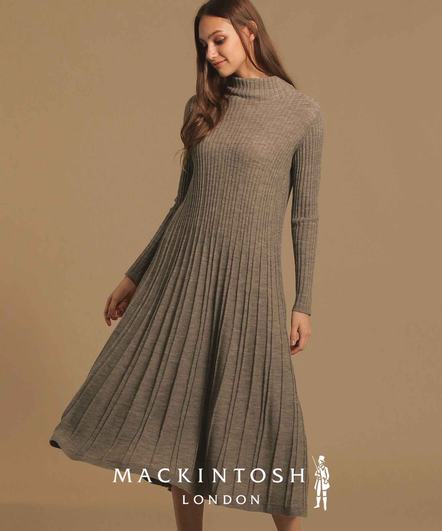 Mackintosh London マッキントッシュ ロンドンのトピックス 女性らしさを格上げ ニットワンピ Mackintosh London Zozotown