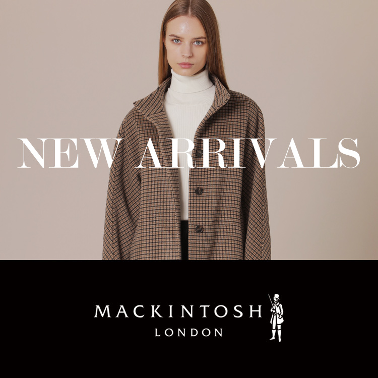 ブロックチェックカシミヤストール（マフラー）｜MACKINTOSH LONDON