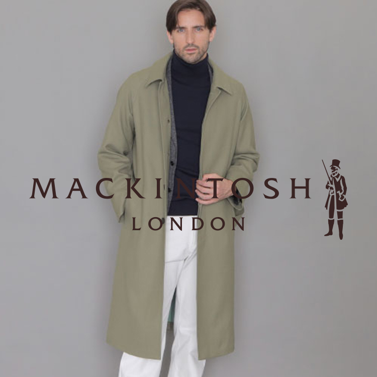 LEON掲載】【HADSTON】ウールシルクリバーコート（その他アウター）｜MACKINTOSH LONDON（マッキントッシュ  ロンドン）のファッション通販 - ZOZOTOWN