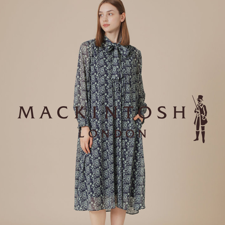 極美品☆大きいサイズ☆マッキントッシュロンドン バイブリーフラワー ブラウス セール】【BIBURY FLOWER】バイブリーフラワーブラウス（シャツ