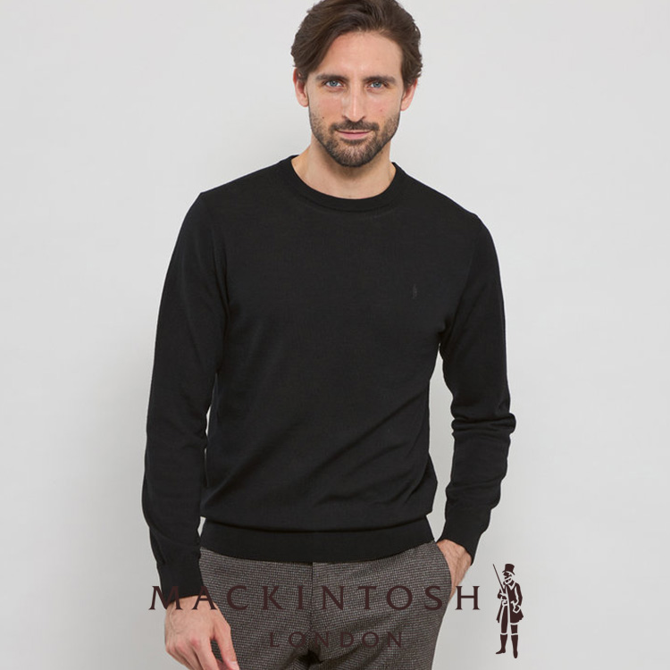 14ゲージウォッシャブルウールモックネックニット（ニット