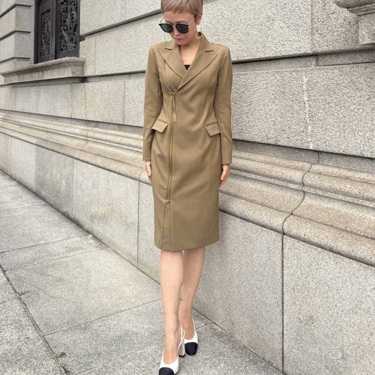 モダンロングジャケット（その他アウター）｜JENNE（ジェンヌ）の