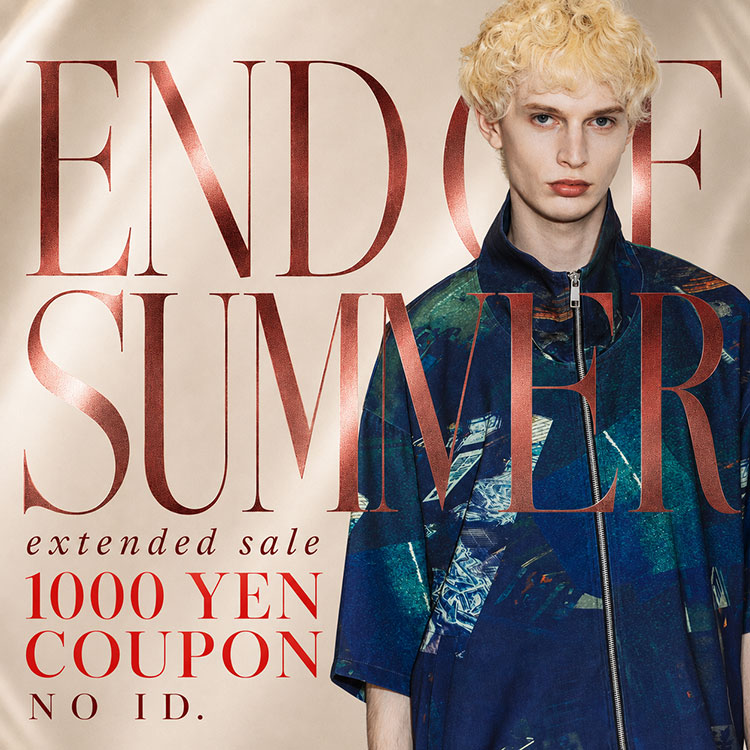 NO ID.�i�m�[�A�C�f�B�[�j�̃V���b�v�j���[�X�u��8/23 SUMMER SALE EXTENDED!! �T�����X�g�̃X�y�V�����`�����X�v