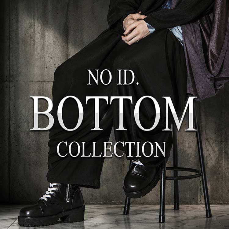 NO ID.】Layered Cape Baggy Trousers / レイヤード ケープ バギー