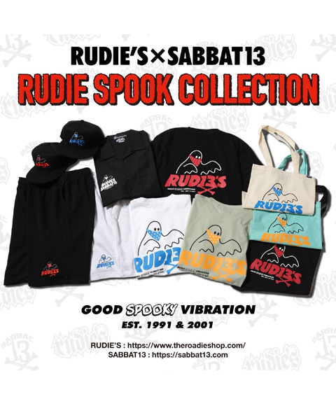 RUDIE'S�i���[�f�B�[�Y�j�̃V���b�v�j���[�X�uRUDIE'S × SABBAT13 COLLABORATION�v