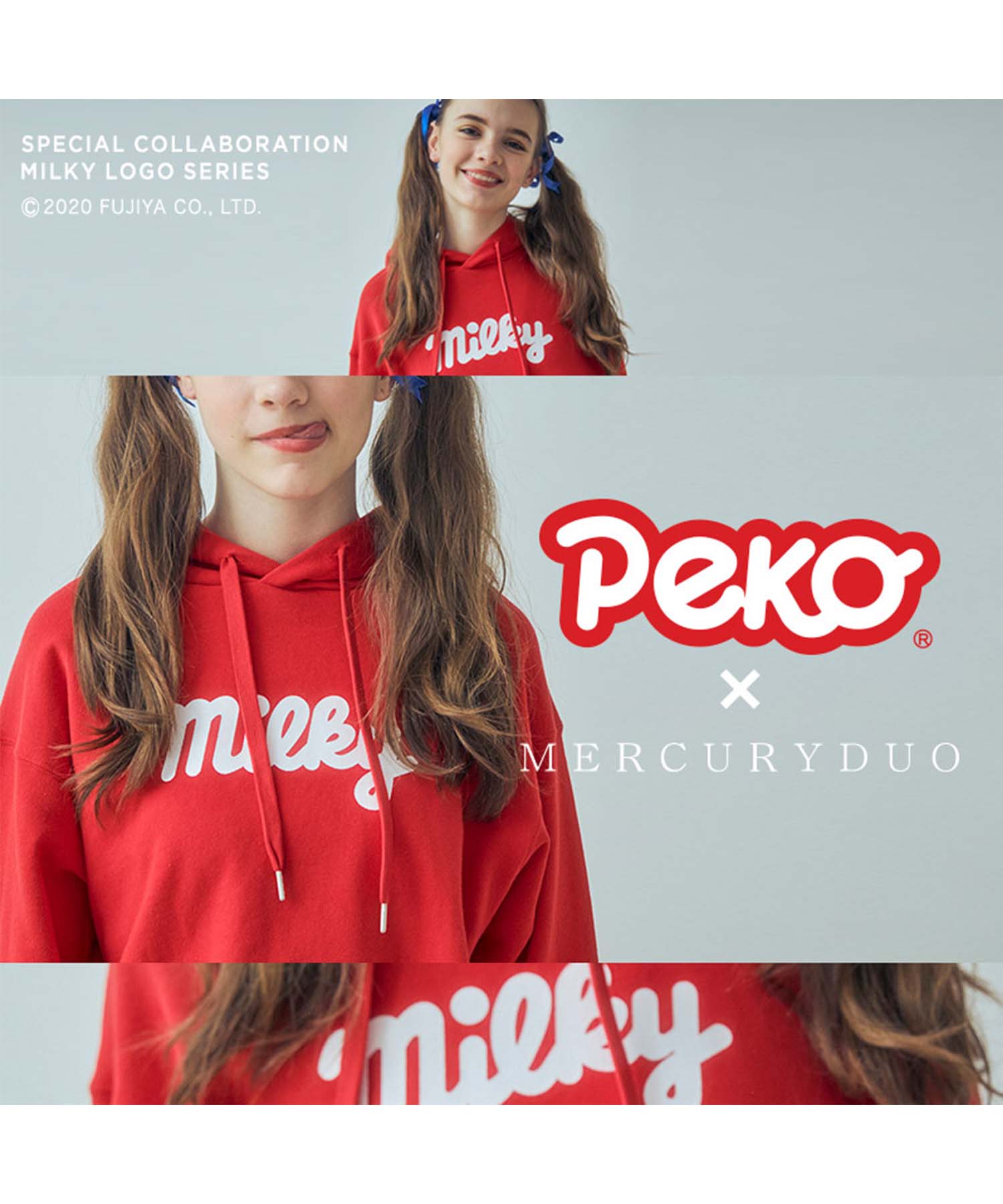 Mercuryduo マーキュリーデュオのトピックス Peko Mercuryduo ペコちゃん とのスペシャルコラボレーションが実現 Zozotown