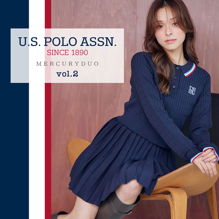 MERCURYDUO�i�}�[�L�����[�f���I�j�̃V���b�v�j���[�X�u�yMERCURYDUO�ʒ��zU.S.POLO ASSN.�A�C�e�� �v