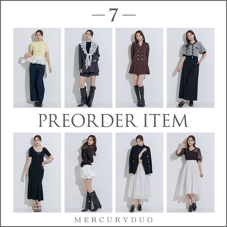 MERCURYDUO�i�}�[�L�����[�f���I�j�̃V���b�v�j���[�X�u�yMERCURYDUO�zNEW PRE ORDER�v