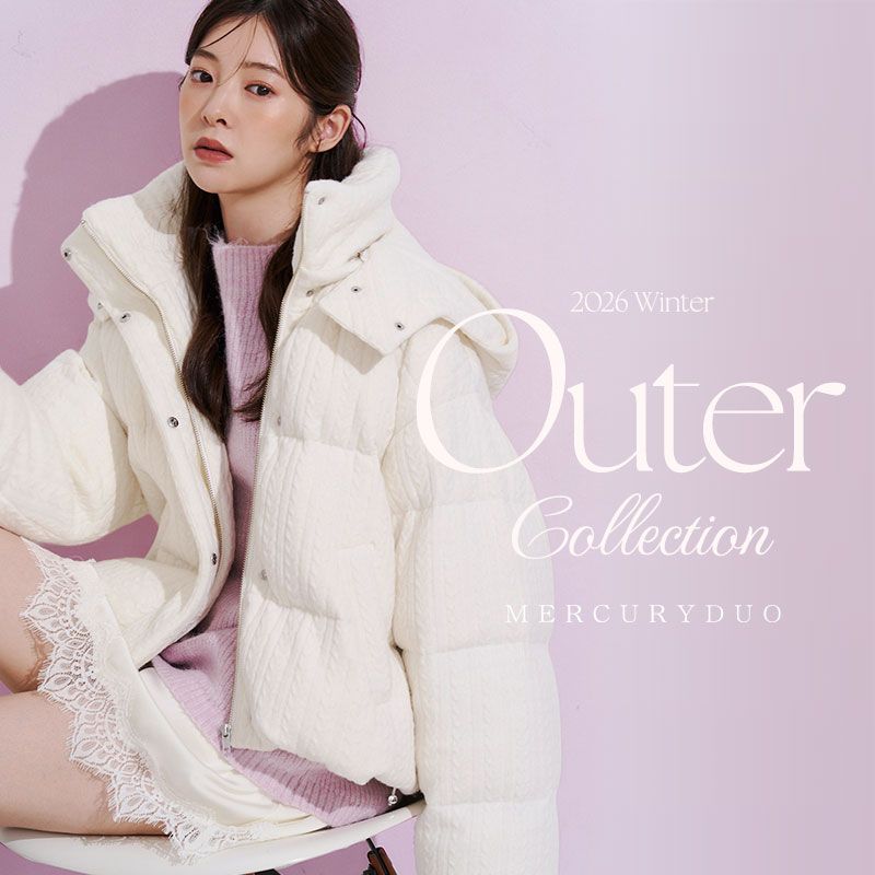 MERCURYDUO�i�}�[�L�����[�f���I�j�̃V���b�v�j���[�X�u�yMERCURYDUO�z2026Winter Outer Collection �v