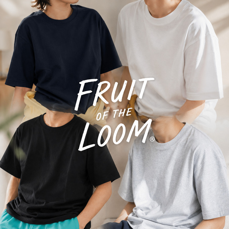 FRUIT OF THE LOOM�i�t���[�c�I�u�U���[���j�̃V���b�v�j���[�X�uHERITAGE 8.1oz �w�r�[�I���XT�V���c�B�����ނقǓ����USA�R�b�g�� �v