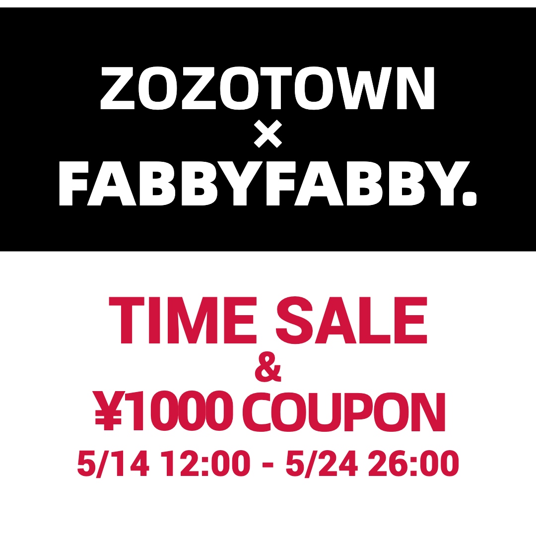 FABBY FABBY.�i�t�@�r�[�t�@�r�[�j�̃V���b�v�j���[�X�uCOUPON DAY!!�v