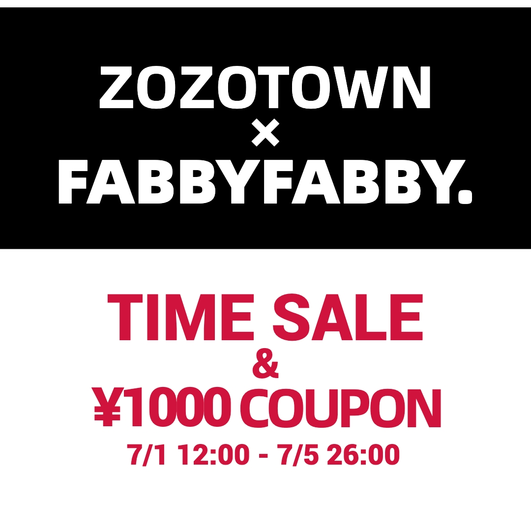 FABBY FABBY.�i�t�@�r�[�t�@�r�[�j�̃V���b�v�j���[�X�uCOUPON DAY!!�v