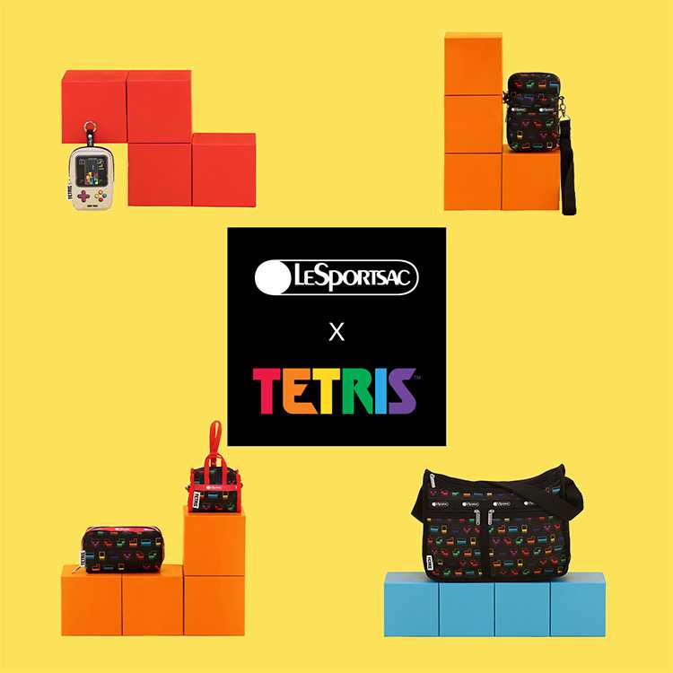 LeSportsaciX|[gTbNj̃Vbvj[XuLeSportsac × Tetrisv