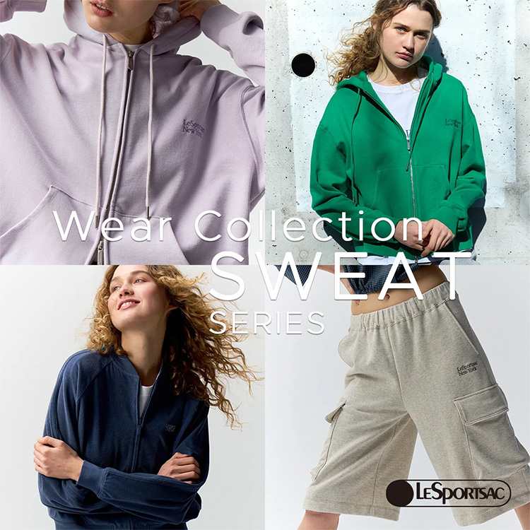 LeSportsac�i���X�|�[�g�T�b�N�j�̃V���b�v�j���[�X�u�yWear Collection�z�X�E�F�b�g�V���[�Y�v