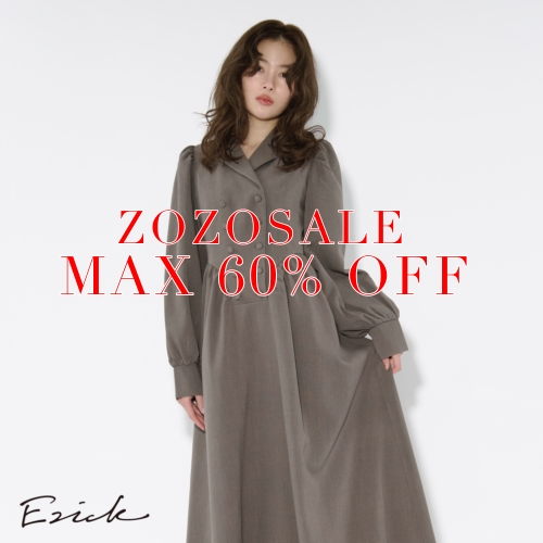 Ezick�i�G�W�b�N�j�̃V���b�v�j���[�X�u�yEzick�zZOZOSALE MAX60��OFF!!!�v