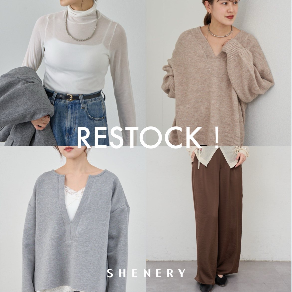 SHENERY�i�V�[�i���[�j�̃V���b�v�j���[�X�u�ySHENERY�z�l�C�A�C�e�����ē��ׁI�v